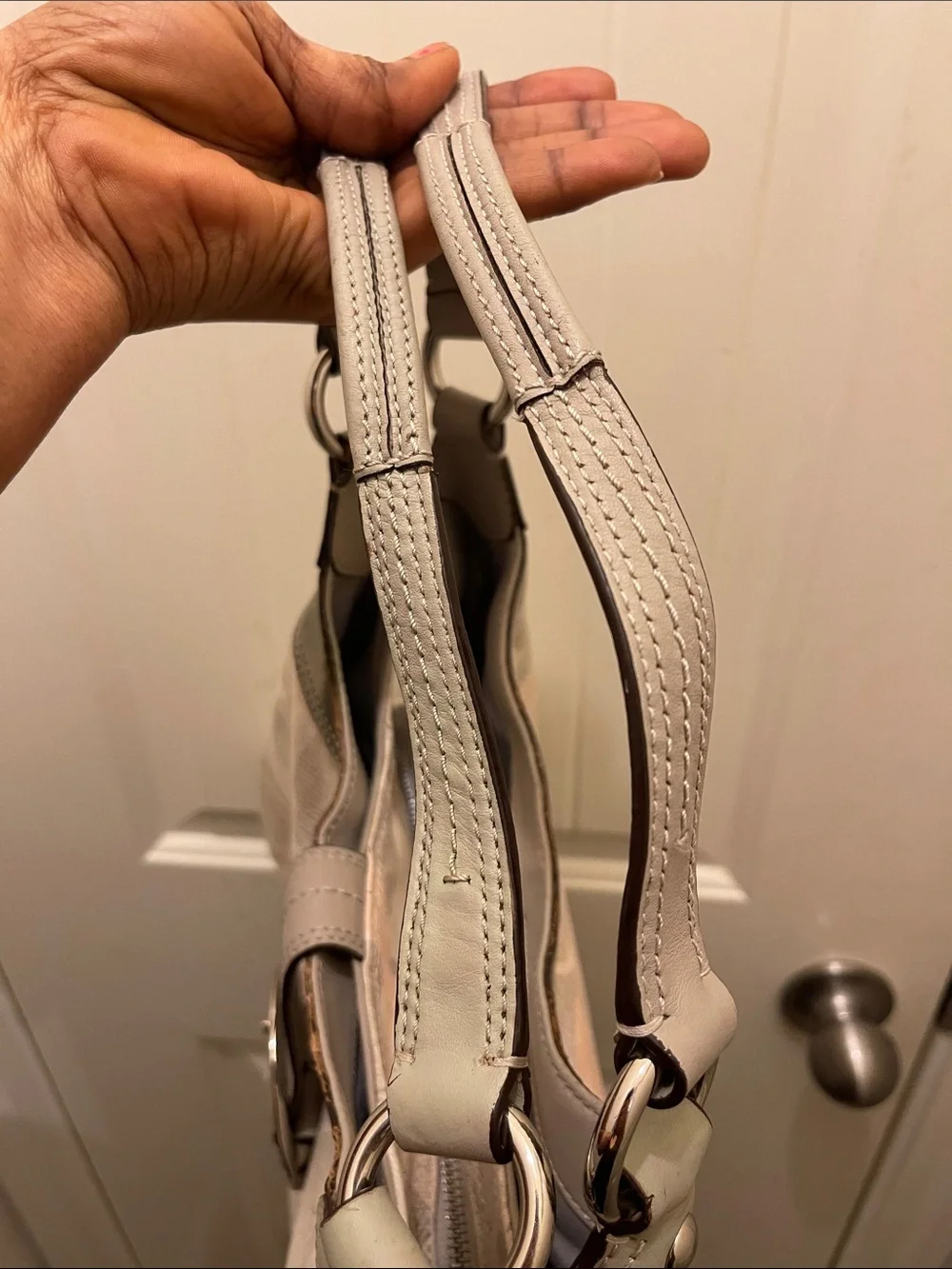 Coach #071 SoHo Signature Canvas Hobo Bag i - Picture 13 of 16